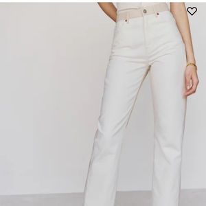 Brand new (tags still on) two tone reformation jeans